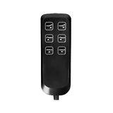 Fotel zabiegowy elektryczny lux czarny