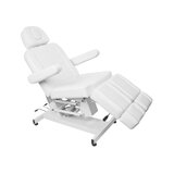 Fotel kosmetyczny do pedicure elektryczny Azzurro 706 1 silnik biały