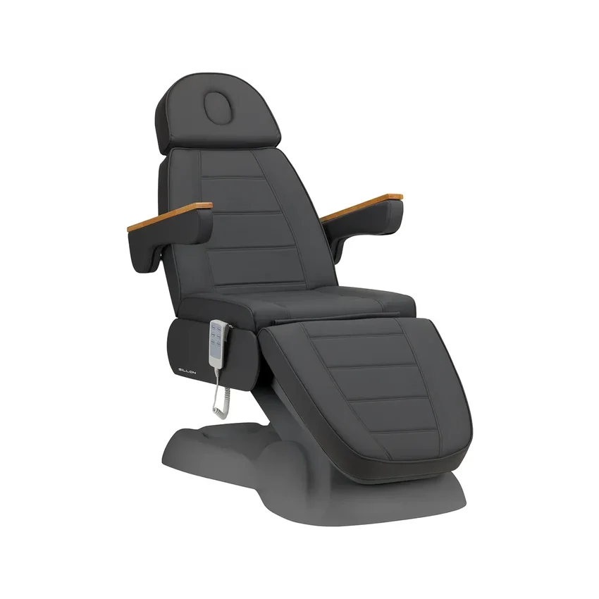 Fotel zabiegowy elektryczny SILLON Lux 273b 3 silniki szary