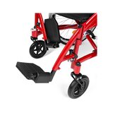 Lekki wózek inwalidzki z aluminiową ramą - Tylko 13,7 kg - Składany
