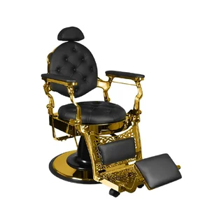 Fotel fryzjerski Gabbiano Giulio Gold Black