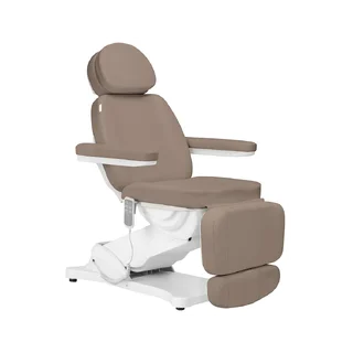 Fotel zabiegowy elektryczny SILLON CLASSIC 3 silniki - brązowy
