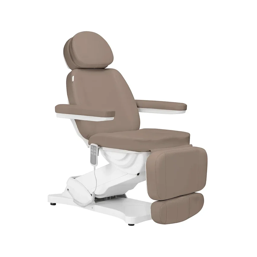 Fotel zabiegowy elektryczny SILLON CLASSIC 3 silniki - brązowy