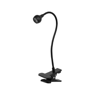 Lampa świecąca UV LED Snake na biurko czarna