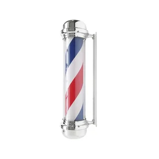 Obrotowa lampa fryzjerska – klasyczny słup fryzjerski do salonu
