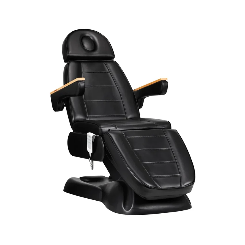 Fotel zabiegowy elektryczny SILLON Lux 273b 3 silniki czarny