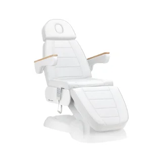 Fotel zabiegowy elektryczny SILLON Lux 273b 3 silniki biały