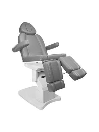 Elektryczny fotel kosmetyczny do pedicure Azzurro 708AS 3 silniki szary