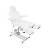 Fotel kosmetyczny do pedicure elektryczny Azzurro 706 1 silnik biały