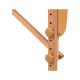 Stół do masażu składany Balance Wood 2-częściowy czarny