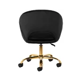 Fotel obrotowy Velvet QS-MF18G - czarny