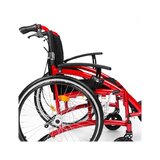 Lekki wózek inwalidzki z aluminiową ramą - Tylko 13,7 kg - Składany