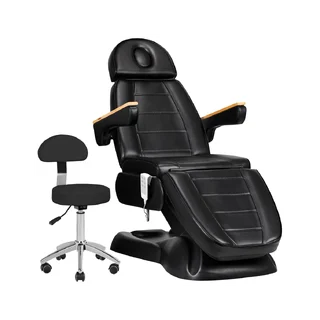 Fotel zabiegowy SILLON Lux 273b + stołek 304 czarny