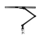 Lampa do manicure Glow L05 wygięta do blatu stołu, czarna