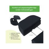 Fotel zabiegowy elektryczny - Selia PRO 4 - czarny