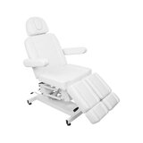 Fotel kosmetyczny do pedicure elektryczny Azzurro 706 1 silnik biały