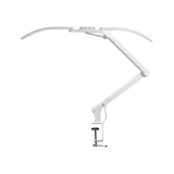 Lampa do manicure Glow L05 wygięta do ustawienia na blacie stołu, biała