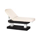 Łóżko wypoczynkowe SPA Sillon Comfort w kolorze kremowym z czarną podstawą