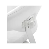 Ergonomiczny fotel roboczy - Azzurro 156f - śnieżnobiały