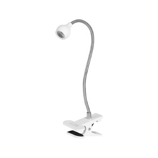 Lampa świecąca UV LED Snake na biurko biała
