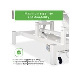 Stół do masażu Fortis 4 ERGO regulowany elektrycznie - jasnoszary