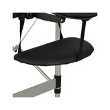 Przenośny stół do masażu, ekskluzywny Estetic Black Comfy Base K515