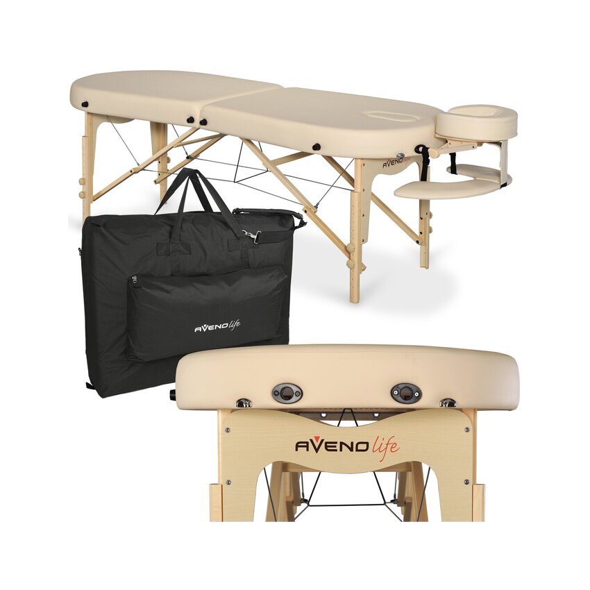 Ławka do masażu Elza Soft Touch K607 Moco Beige
