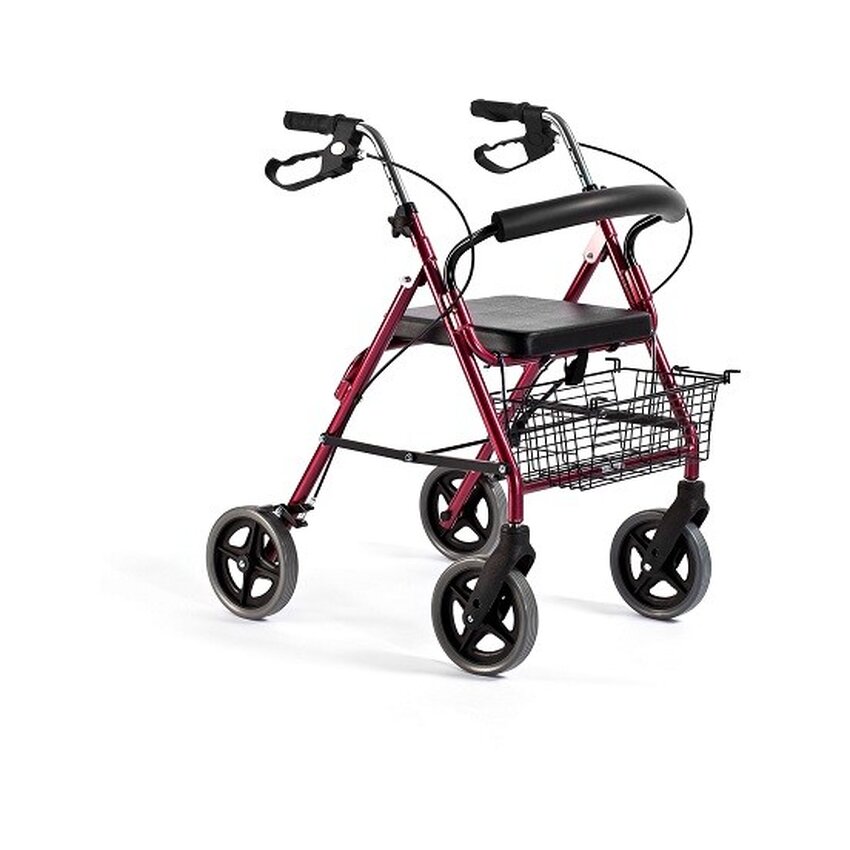 Chodzik aluminiowy z 4 kołami