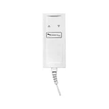 Fotel kosmetyczny elektryczny z miękkim wypełnieniem, biały, z 1 silnikiem