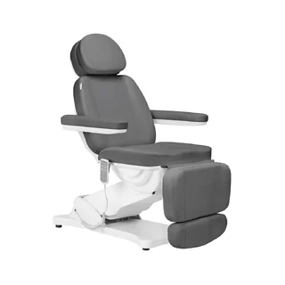 Elektryczny fotel kosmetyczny SILLON CLASSIC 3 silniki szary
