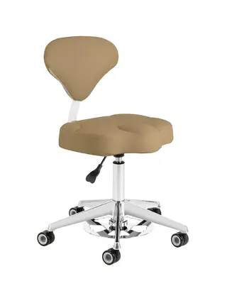 Ergonomiczny fotel roboczy - Azzurro 156f - beżowy