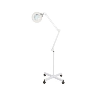 Lampa powiększająca - szeroka ze stojakiem podłogowym