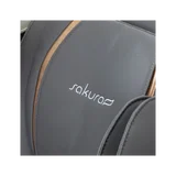 Fotel masujący 3D Sakura Maximus 809 biało-szary