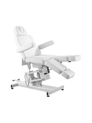 Fotel kosmetyczny do pedicure elektryczny Azzurro 706 1 silnik biały